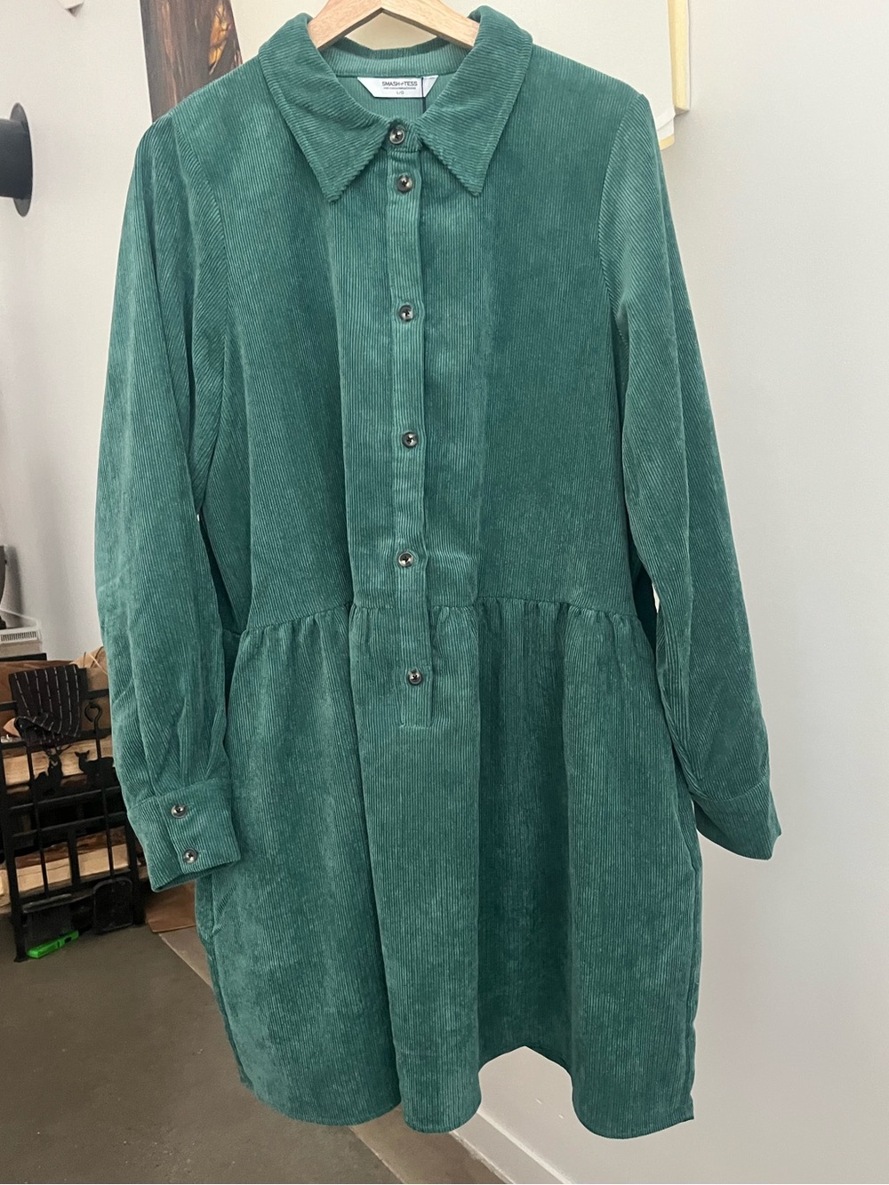 NWT Smash + Tess Calista Corduroy Mini Dress - Picture 3 of 6